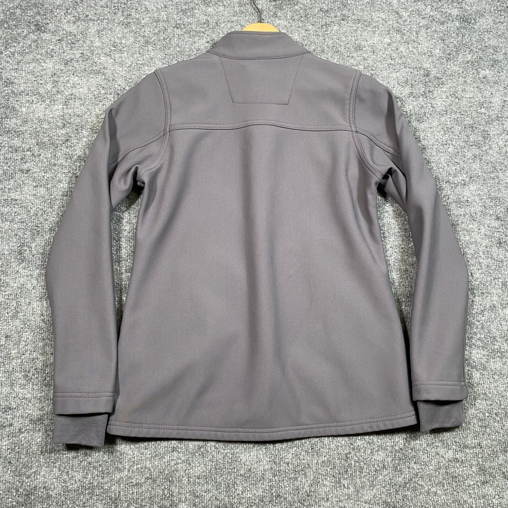 Carhartt Modern Fit Gray Softshell Fleece Lined Full Zip Jacket C81023 Womens S - Picture 2 of 7